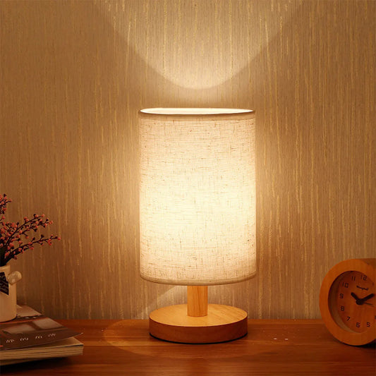 LumiWood™ USB Bedside Lamp